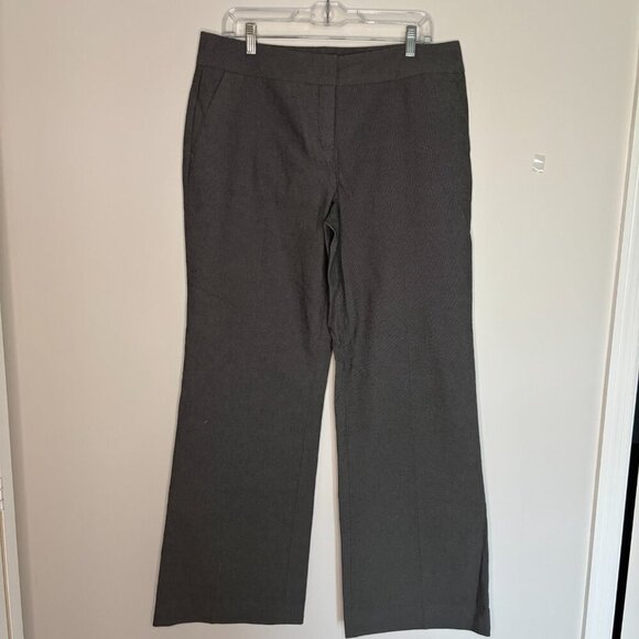 KENNETH COLE Women's 14 Wide Leg Trouser Gray Stretch Workwear Career - Picture 5 of 5